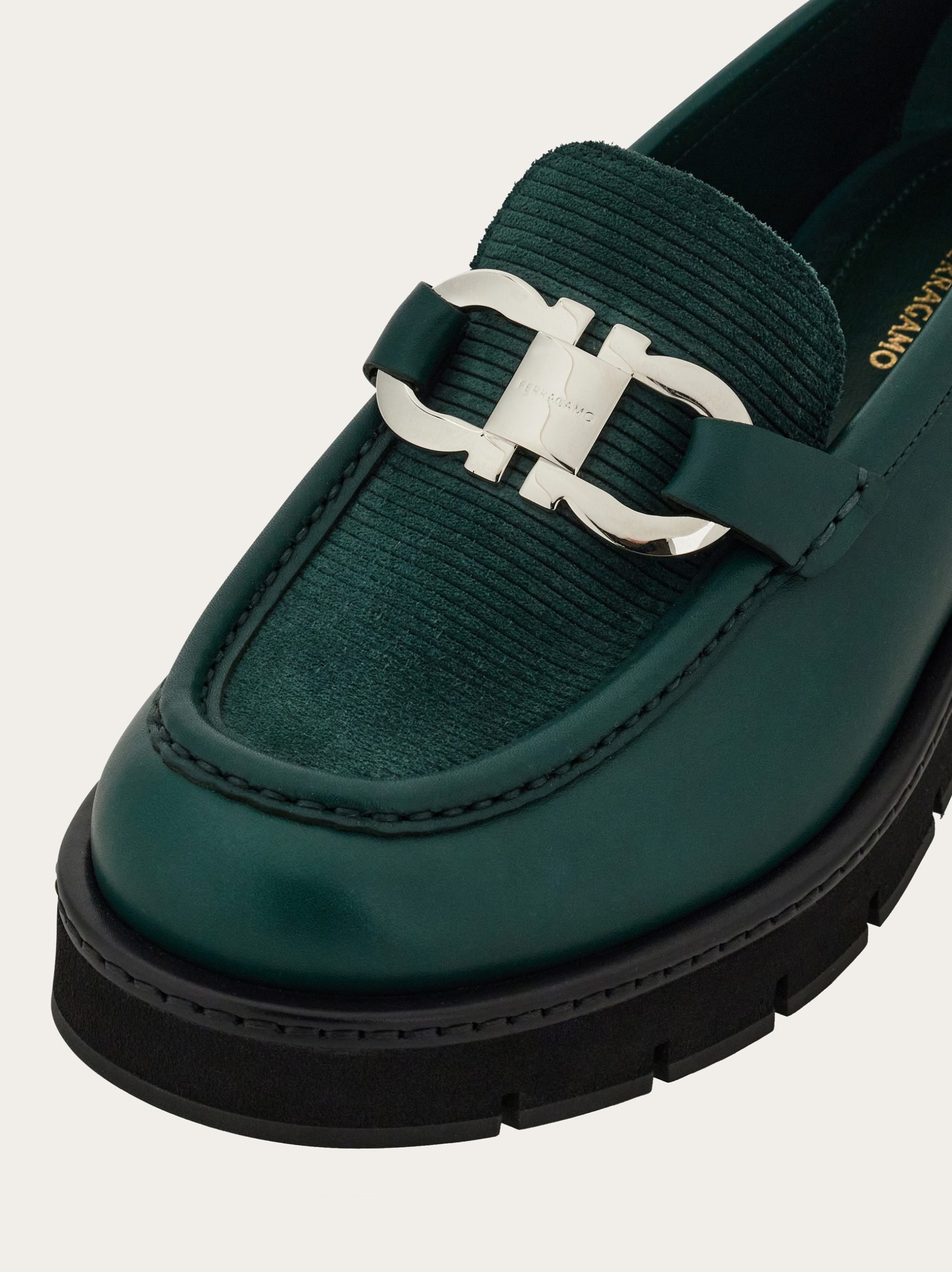 Ferragamo Loafer with Gancini ornament - Image 3
